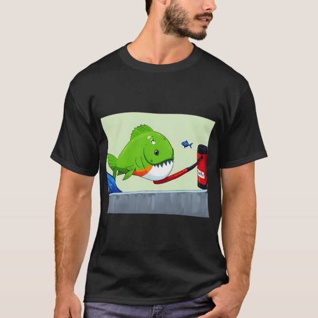 Panda-Schmerle - Protomyzon pachychilus T-Shirt (Vorderseite)