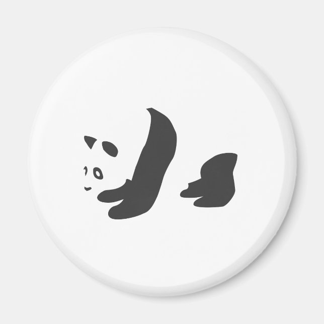 Panda (schwarz) magnet (Vorne)