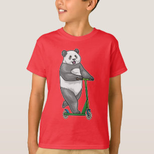 Panda Scooter T-Shirt