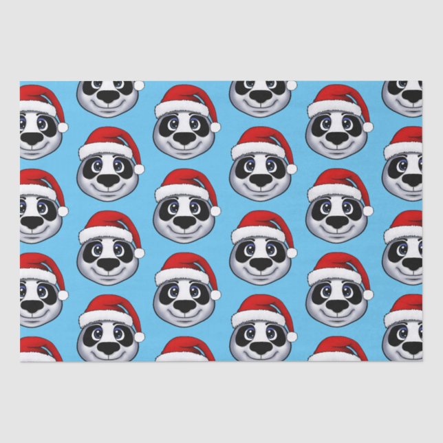 Panda Seidenpapier (Vorderseite)
