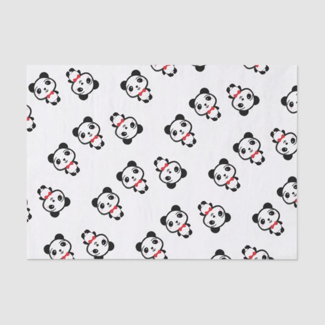 Panda-Seidenpapier Seidenpapier (Vorderseite)