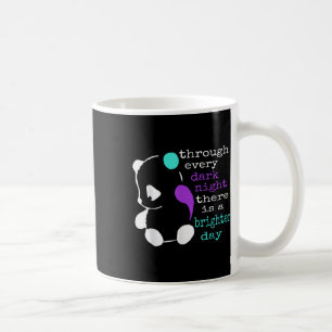 Panda Semicolon Gift Suicide Prevention Awareness Kaffeetasse