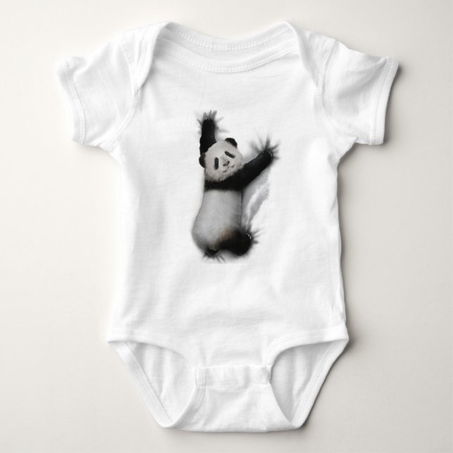 Panda Shirt Humour Graphic Animal T - Shirt Gesche (Vorderseite)