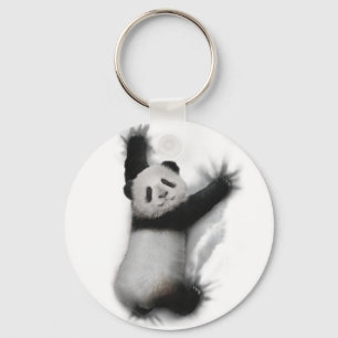 Panda Shirt Humour Graphic Animal T - Shirt Gesche Schlüsselanhänger