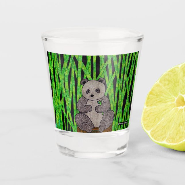 Panda - Shot Glass Schnapsglas (Vorderseite)