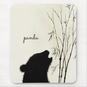 Panda-Silhouette Mousepad