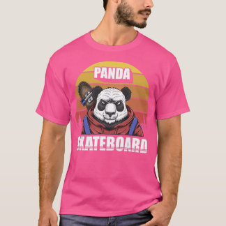 Panda Skateboard T-Shirt