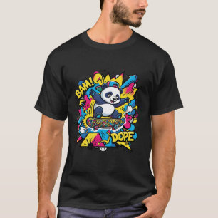 Panda-Skateboarder-T-Shirt T-Shirt