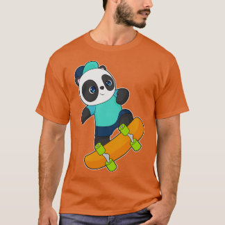 Panda Skater Skateboard 1 T-Shirt