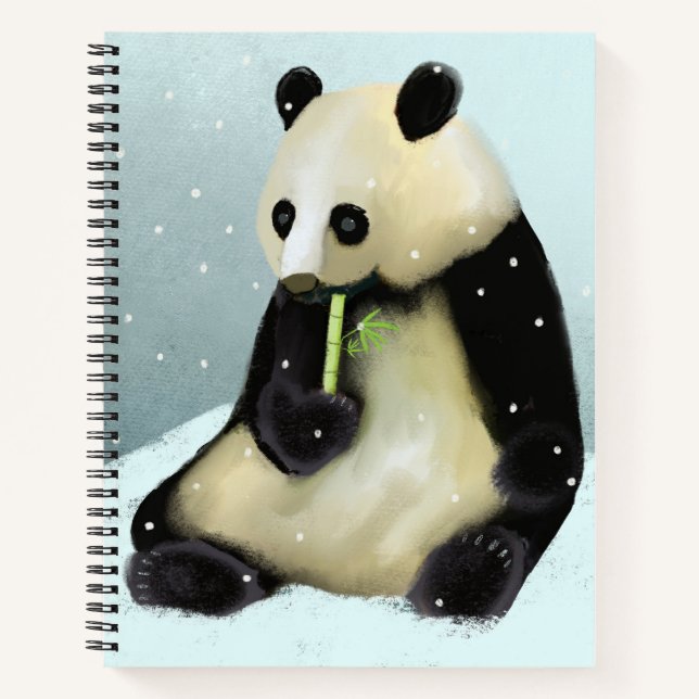 Panda Sketch Journal Notizbuch (Vorderseite)