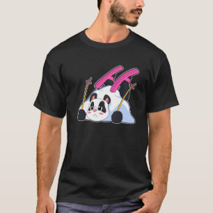 Panda Skier Ski Wintersport T-Shirt