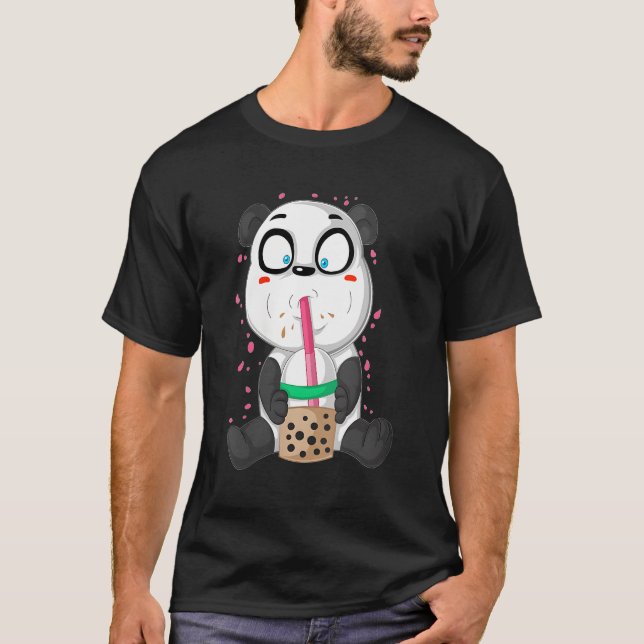 Panda Soju Bamboo Bear Korean Drink Sweet Tee (Vorderseite)