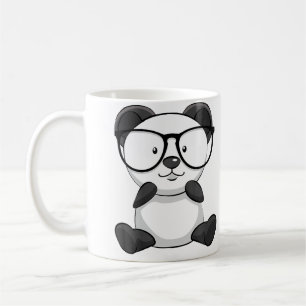 Panda-Sonnenbrille Panda-Liebhaber-Thema Kaffeetasse