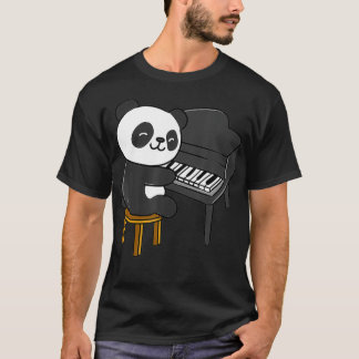 Panda spielt Klavier T-Shirt