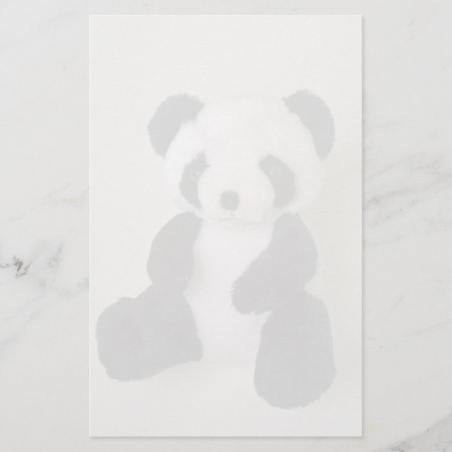 Panda-Spielzeug Briefpapier (Vorderseite)