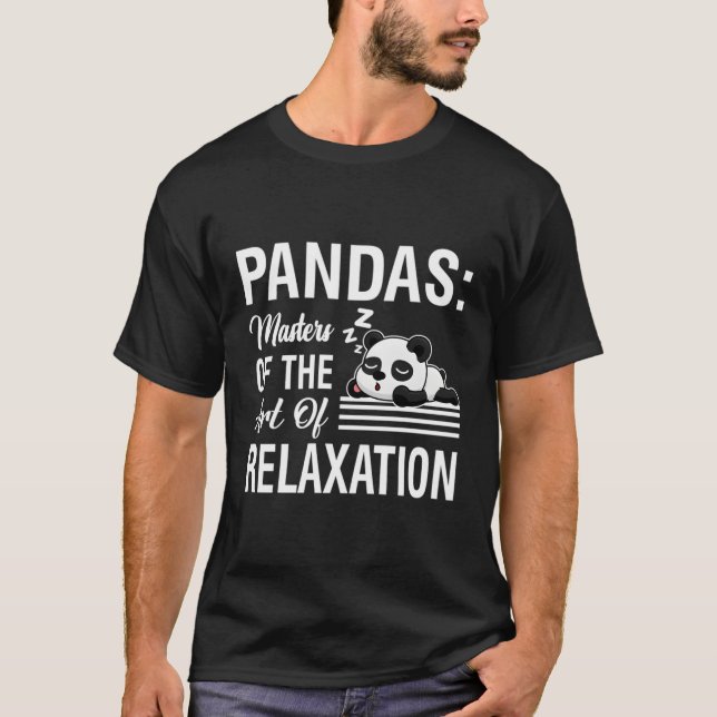 Panda Sprichwort T-Shirt (Vorderseite)