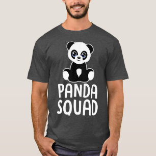 PANDA SQUAD Cute Panda Lover Gift Toddlers Girls T-Shirt