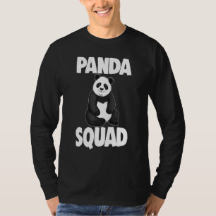Panda Squad S Women Bären Niedliche Panda Liebe T-Shirt
