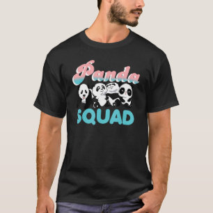 Panda Squad Zoo Tier Bär Für Männer Frauen 1 T-Shirt