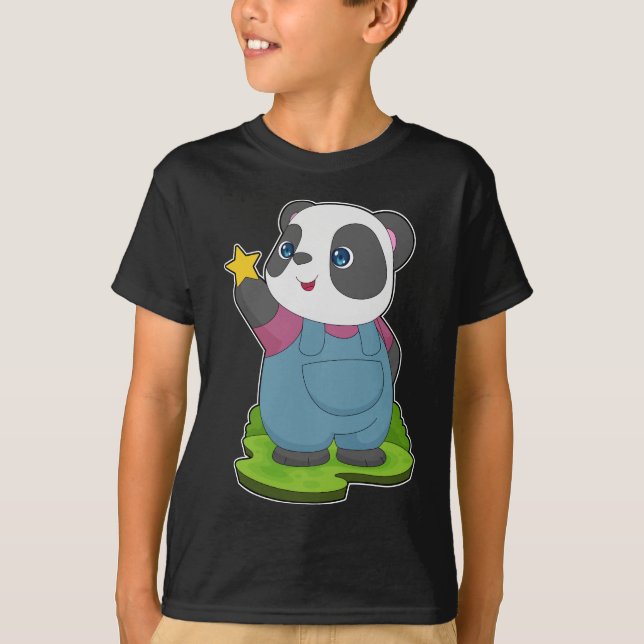 Panda Star T-Shirt (Vorderseite)
