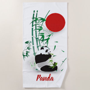 Panda Strandtuch
