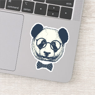 Panda-Streifen Aufkleber