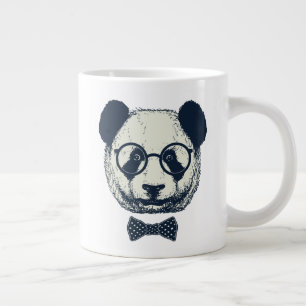 Panda-Streifen Jumbo-Tasse