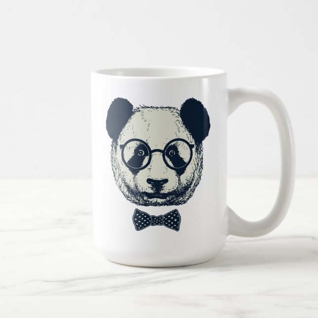 Panda-Streifen Kaffeetasse (Rechts)