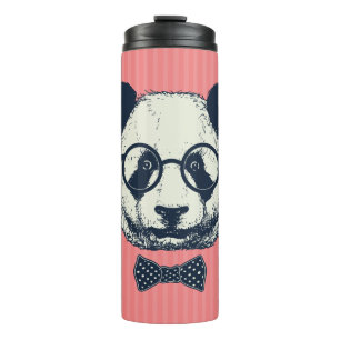 Panda-Streifen Thermosbecher