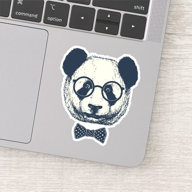 Panda Stripes Aufkleber (Detail)