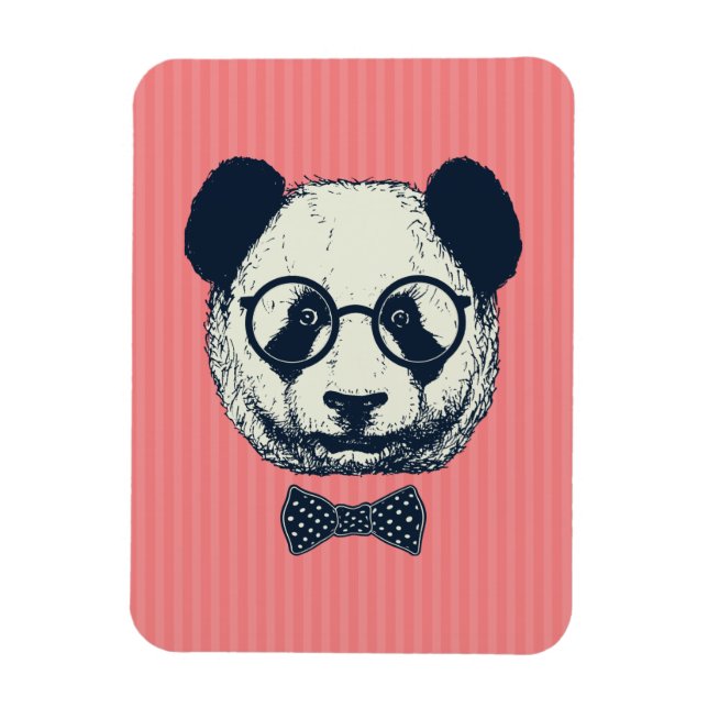 Panda Stripes Magnet (Vertikal)
