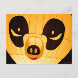 Panda Style Balloon Postkarte