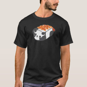 Panda Sushi für Männer Frauen Niedlich japanisches T-Shirt