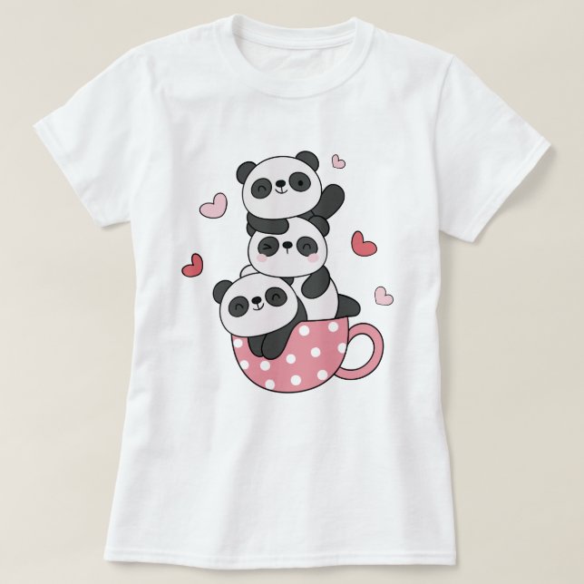 Panda T - Shirt (Design vorne)