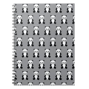 Panda-Teddybär-Notizbuch Notizblock