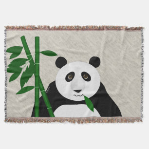 Panda Throw Blanket Decke