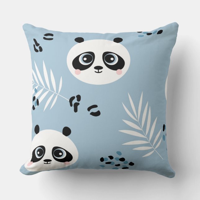Panda Throw Kissen (Vorderseite)