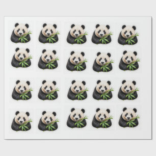 Panda Tier süßer Panda Süßigkeit Geschenkpapier