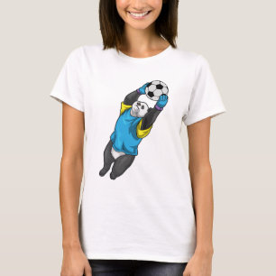 Panda Torwart Fußball T-Shirt