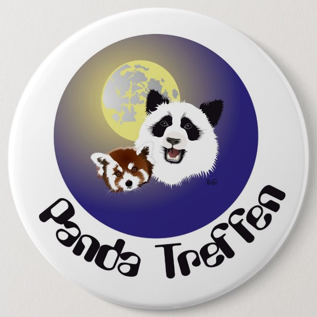 Panda Treffen Buttons (Vorderseite)