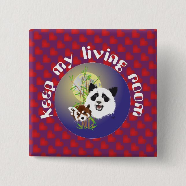 Panda Treffen Buttons (Vorderseite)