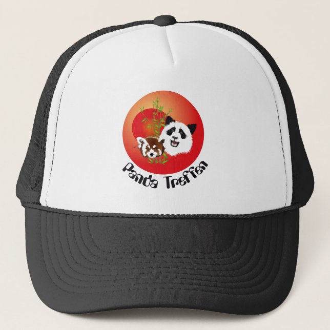 Panda Treffen Cap Truckerkappe (Vorderseite)
