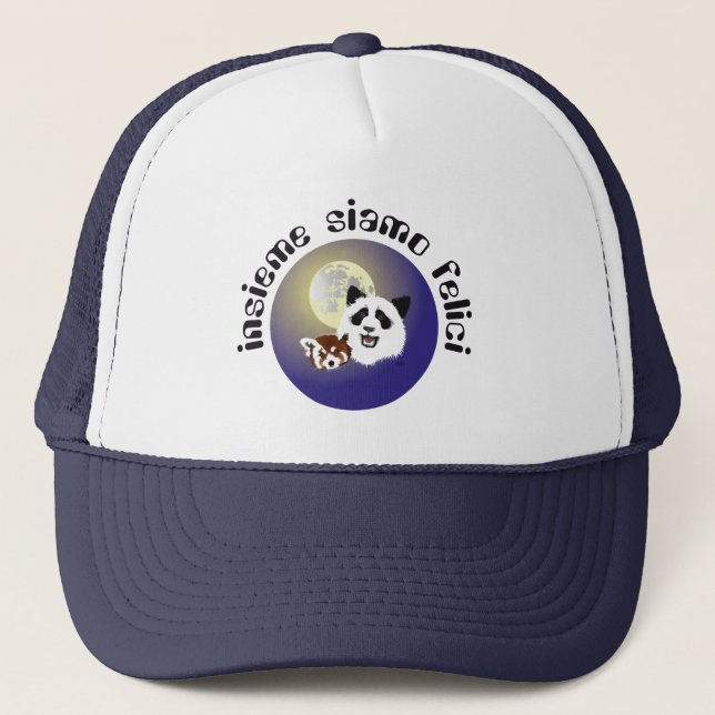 Panda Treffen Cap Truckerkappe (Vorderseite)