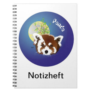 Panda Treffen Notizheft Notizblock