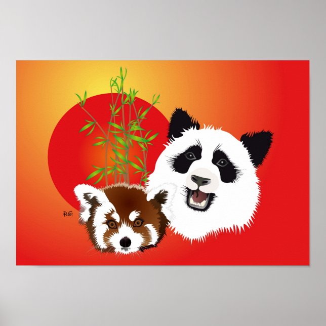 Panda Treffen Poster (Vorne)