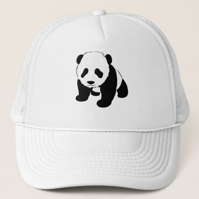 Panda Truckerkappe (Vorderseite)