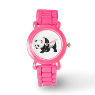 Panda-Uhr Armbanduhr