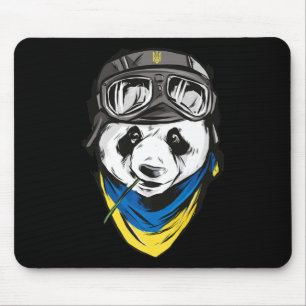 Panda ukrainische Flagge ukrainisches Andenken Mousepad