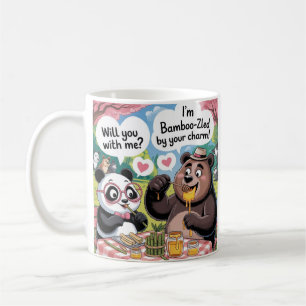 Panda- und Bär-Tasse süß und lustig Kaffeetasse