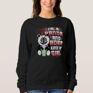 Panda und Boba Tea Art von Girl-Bubble Tee Premiu